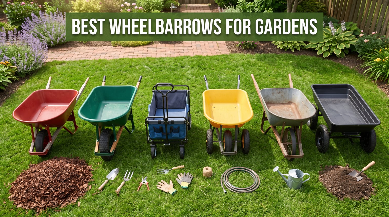 best wheelbarrows for gardens