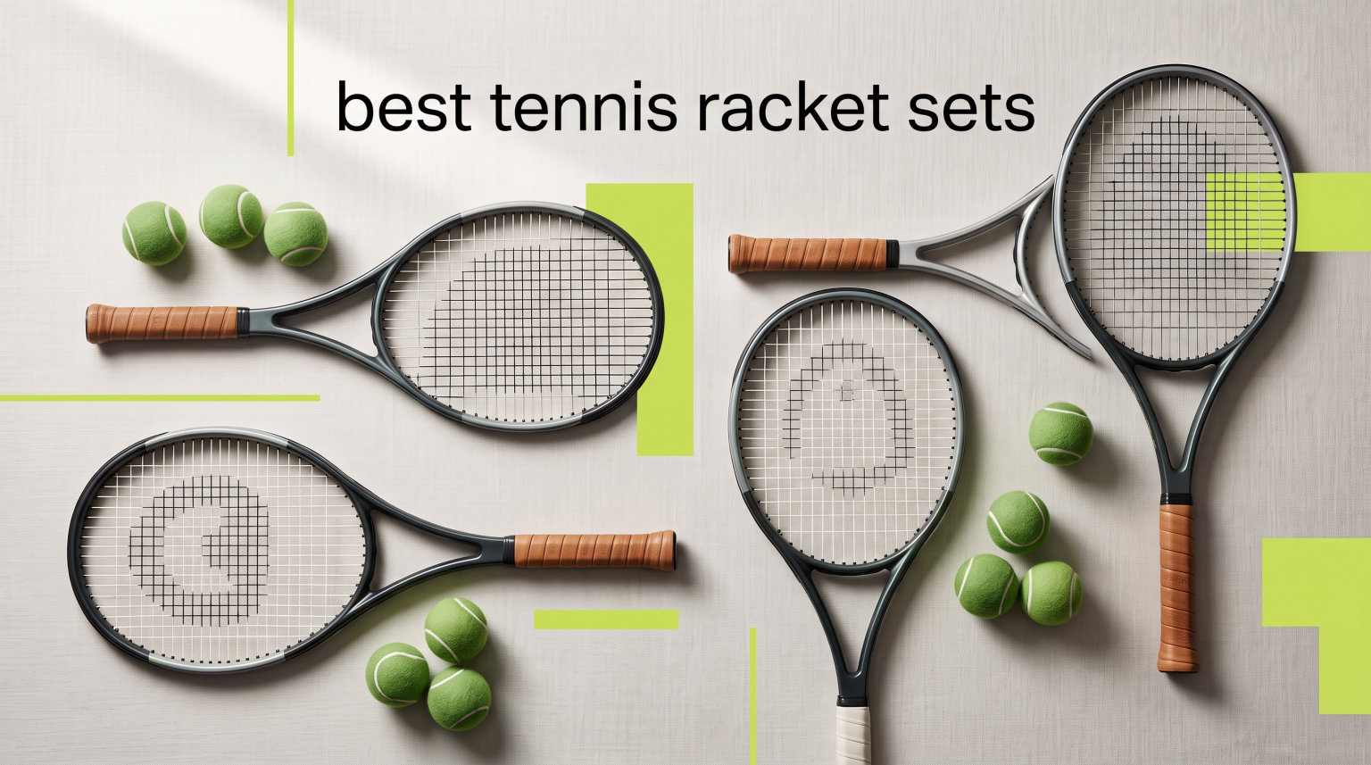best tennis racket sets