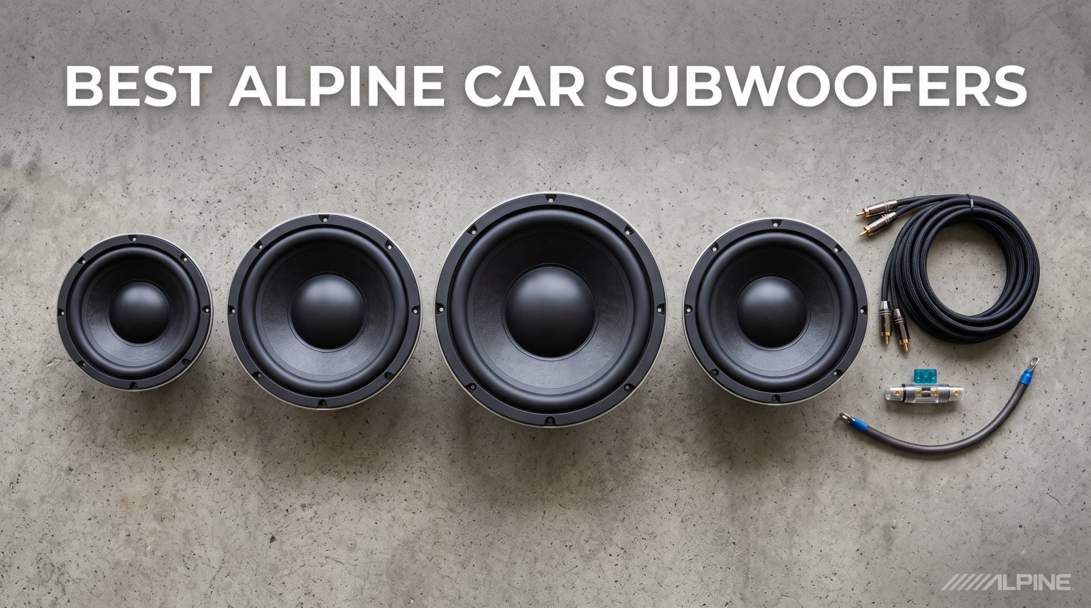best alpine car subwoofers