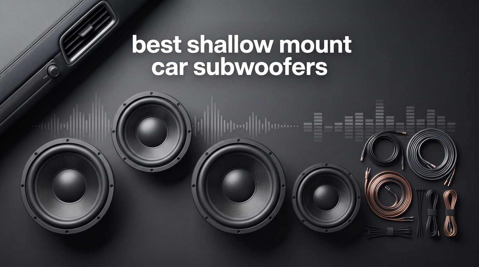 best shallow mount car subwoofers