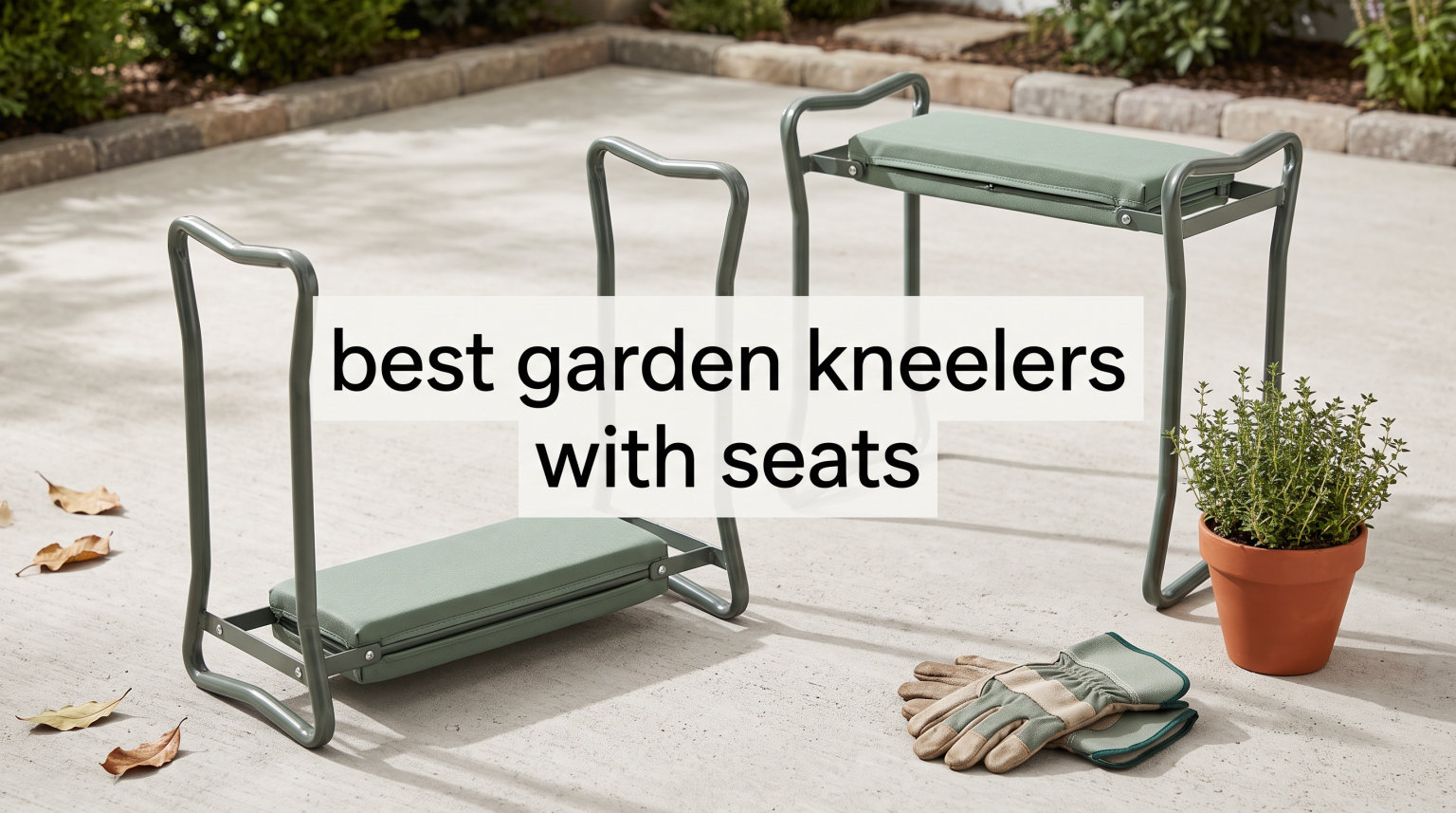 best garden kneelers with seats