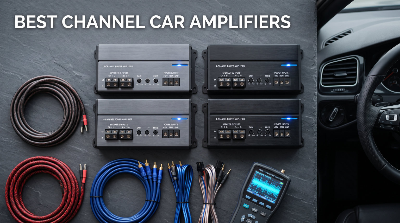 best 4 channel car amplifiers