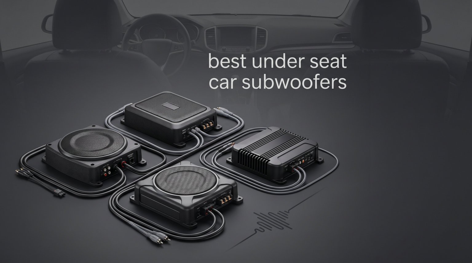 best under seat car subwoofers