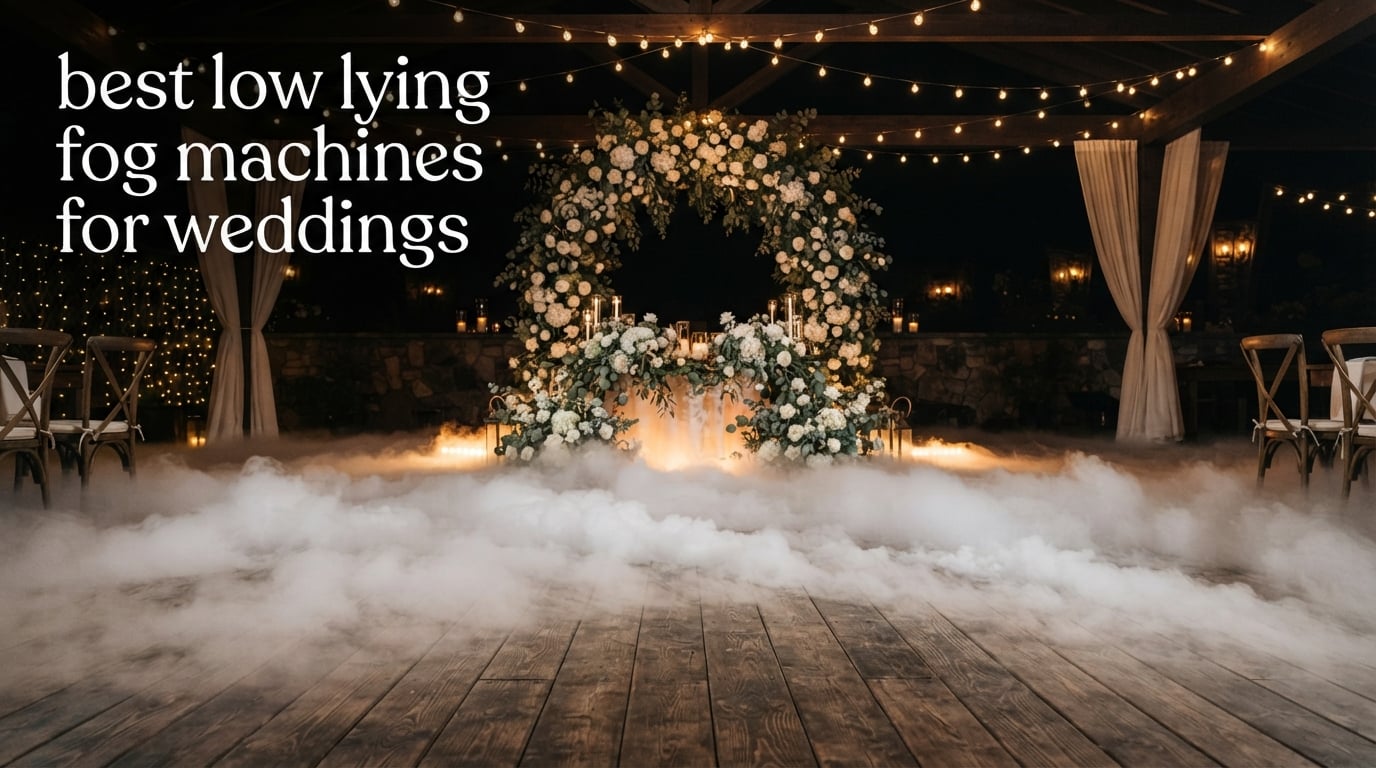 best low lying fog machines for weddings