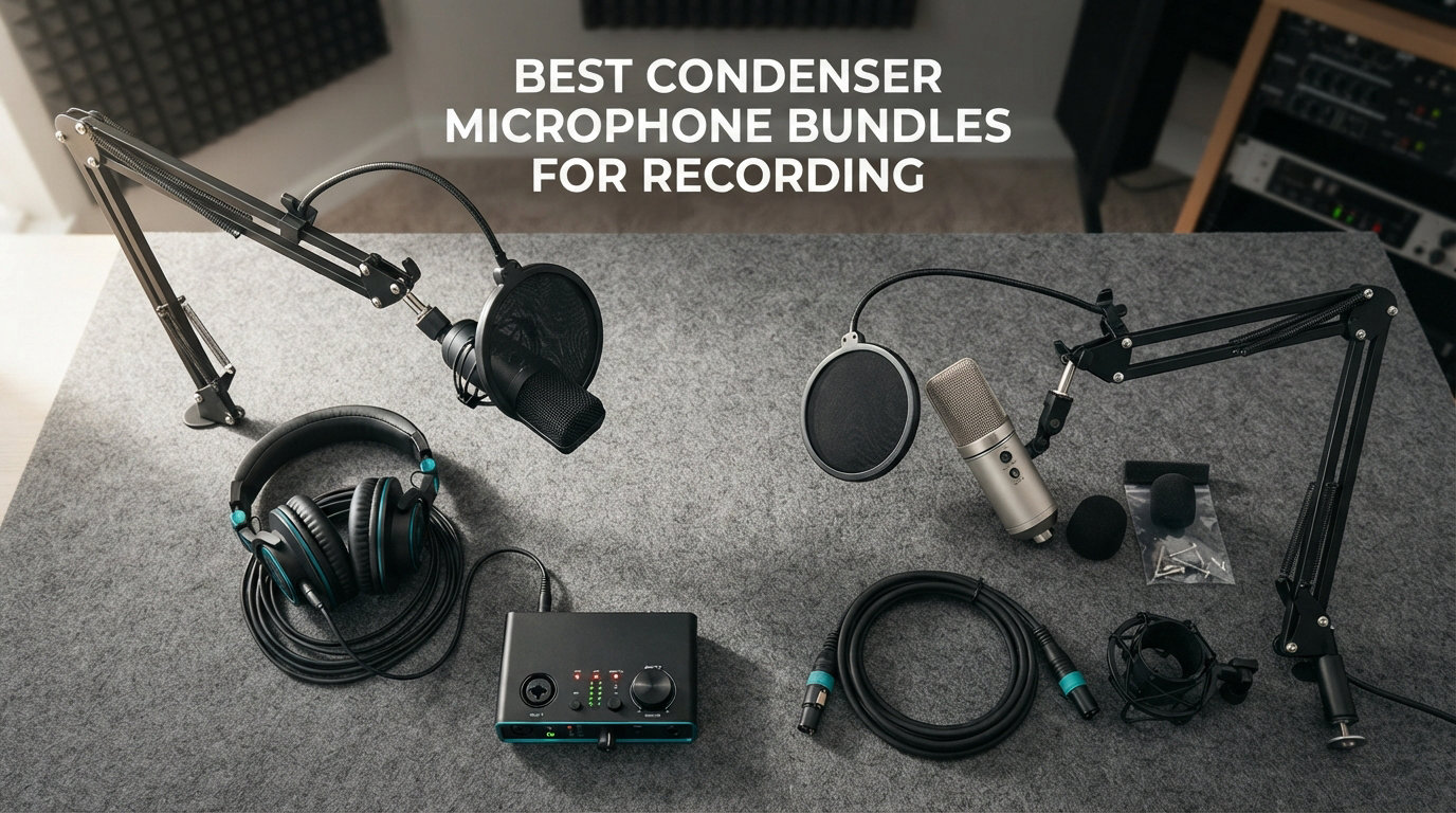 best condenser microphone bundles for recording