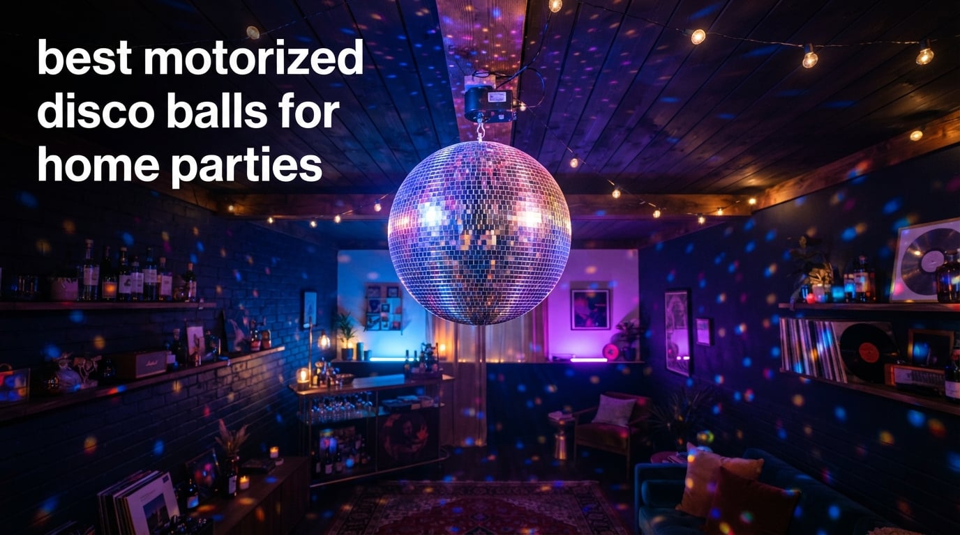 best motorized disco balls for home parties