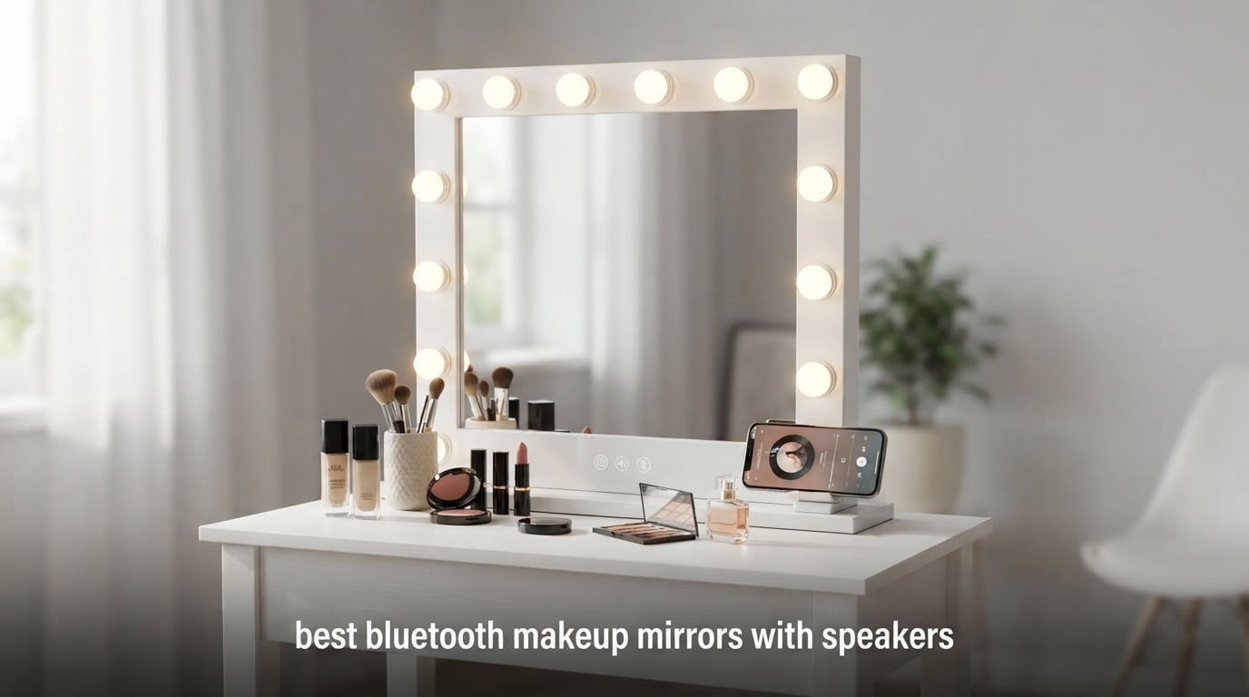 best bluetooth makeup mirrors with speakers