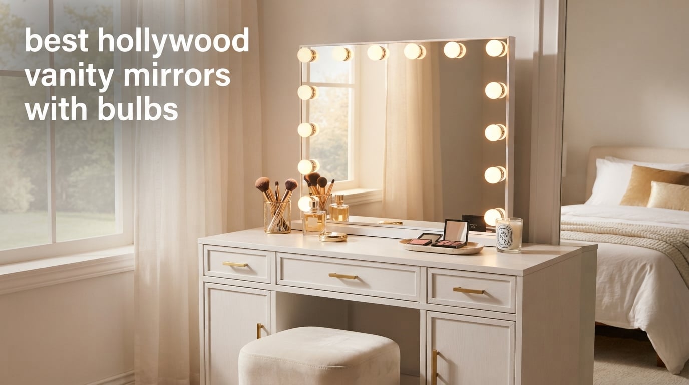 best hollywood vanity mirrors with bulbs