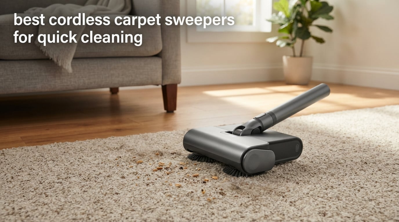 best cordless carpet sweepers for quick cleaning