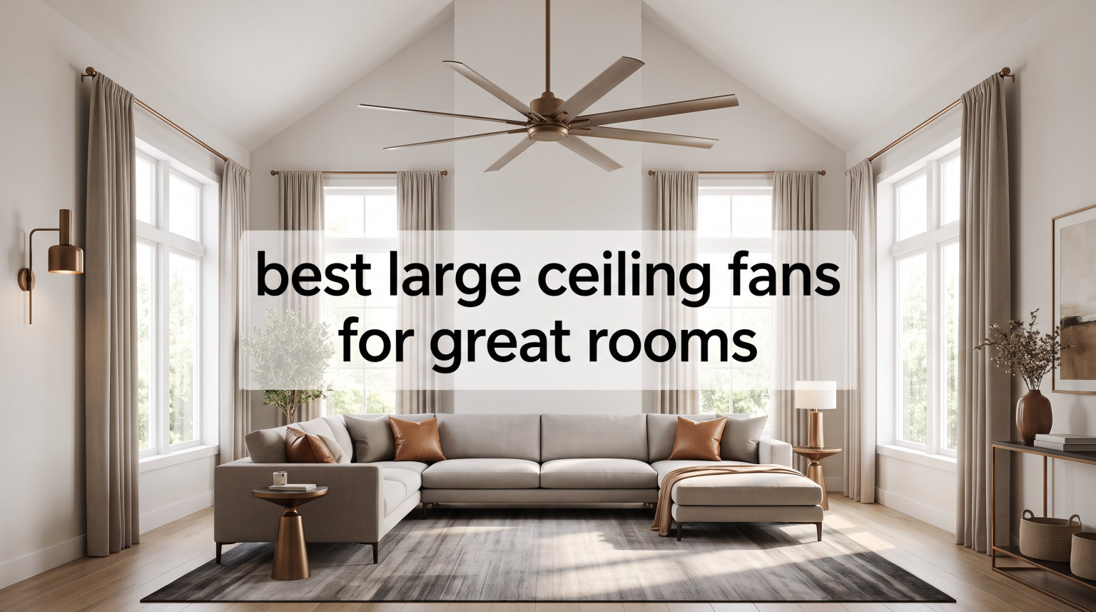 best large ceiling fans for great rooms