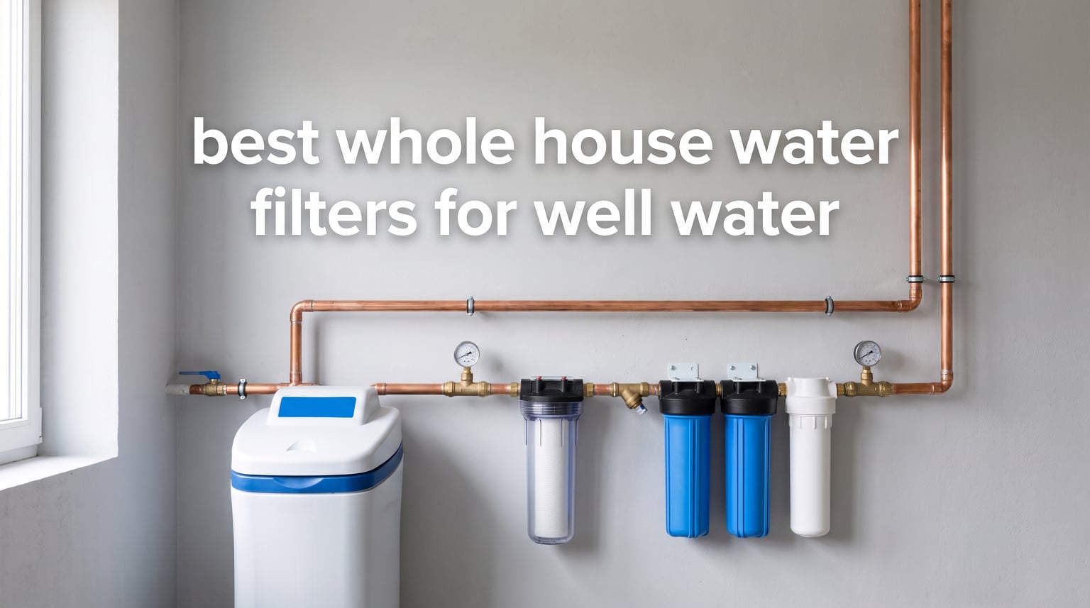 best whole house water filters for well water
