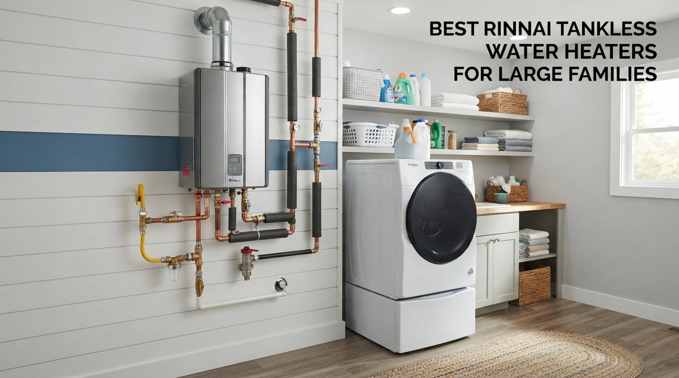 best rinnai tankless water heaters for large families