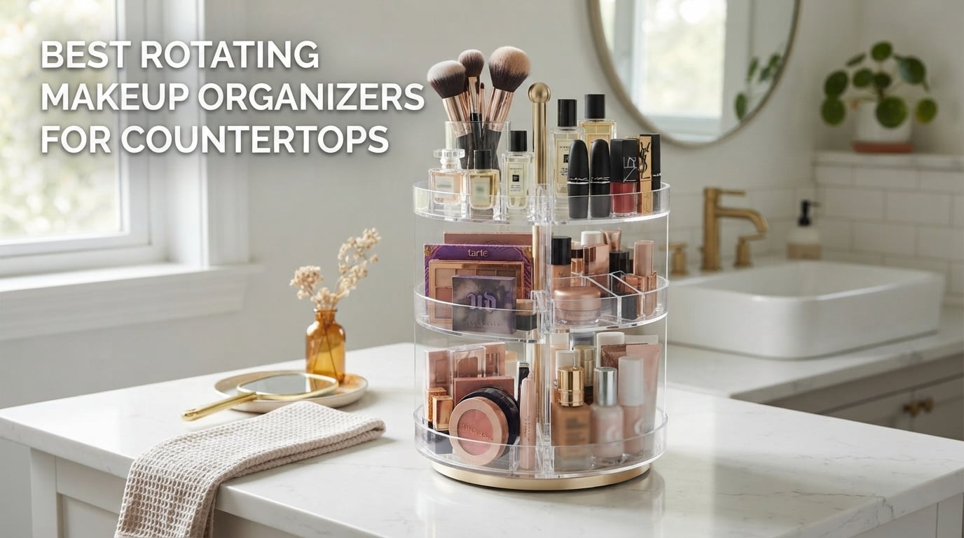 best rotating makeup organizers for countertops