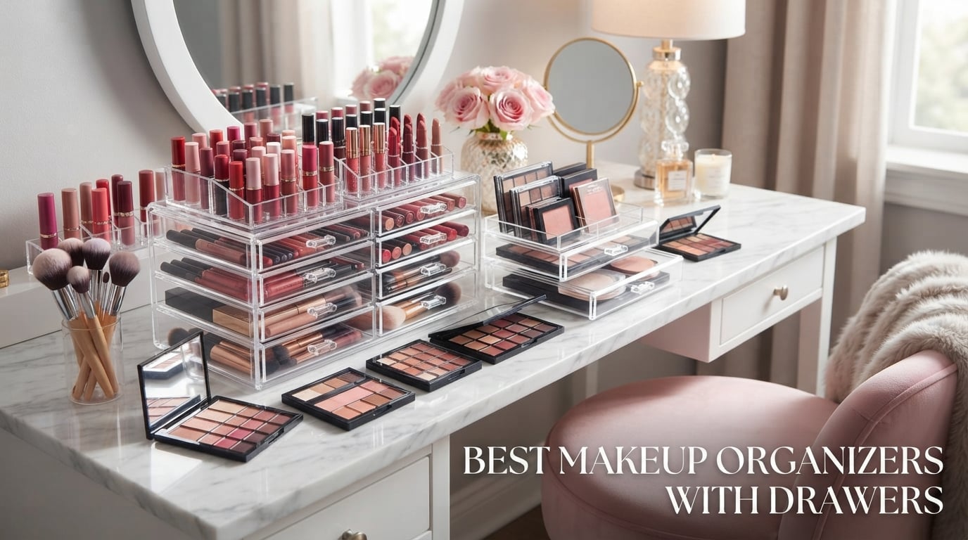 best makeup organizers with drawers