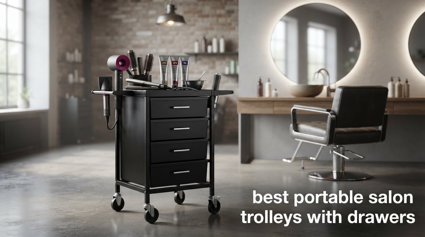 best portable salon trolleys with drawers