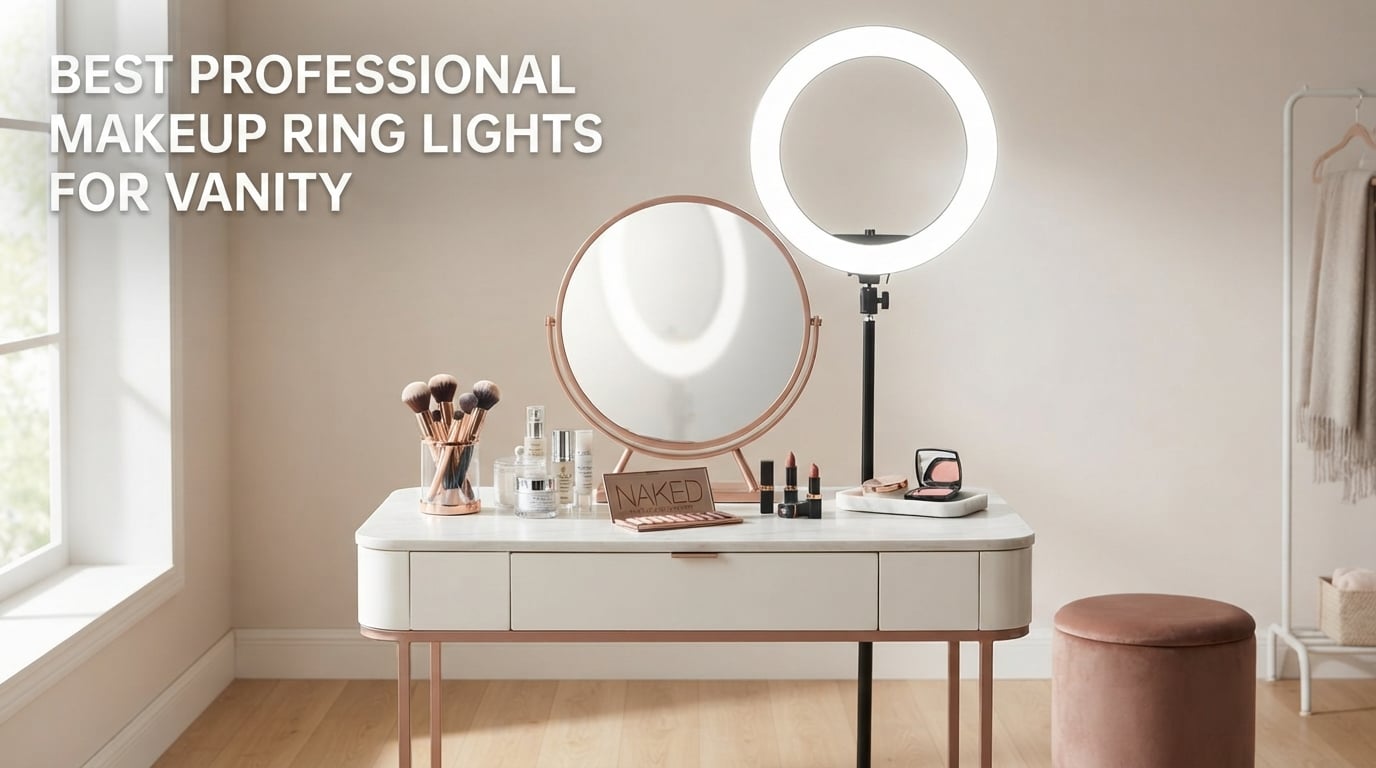 best professional makeup ring lights for vanity