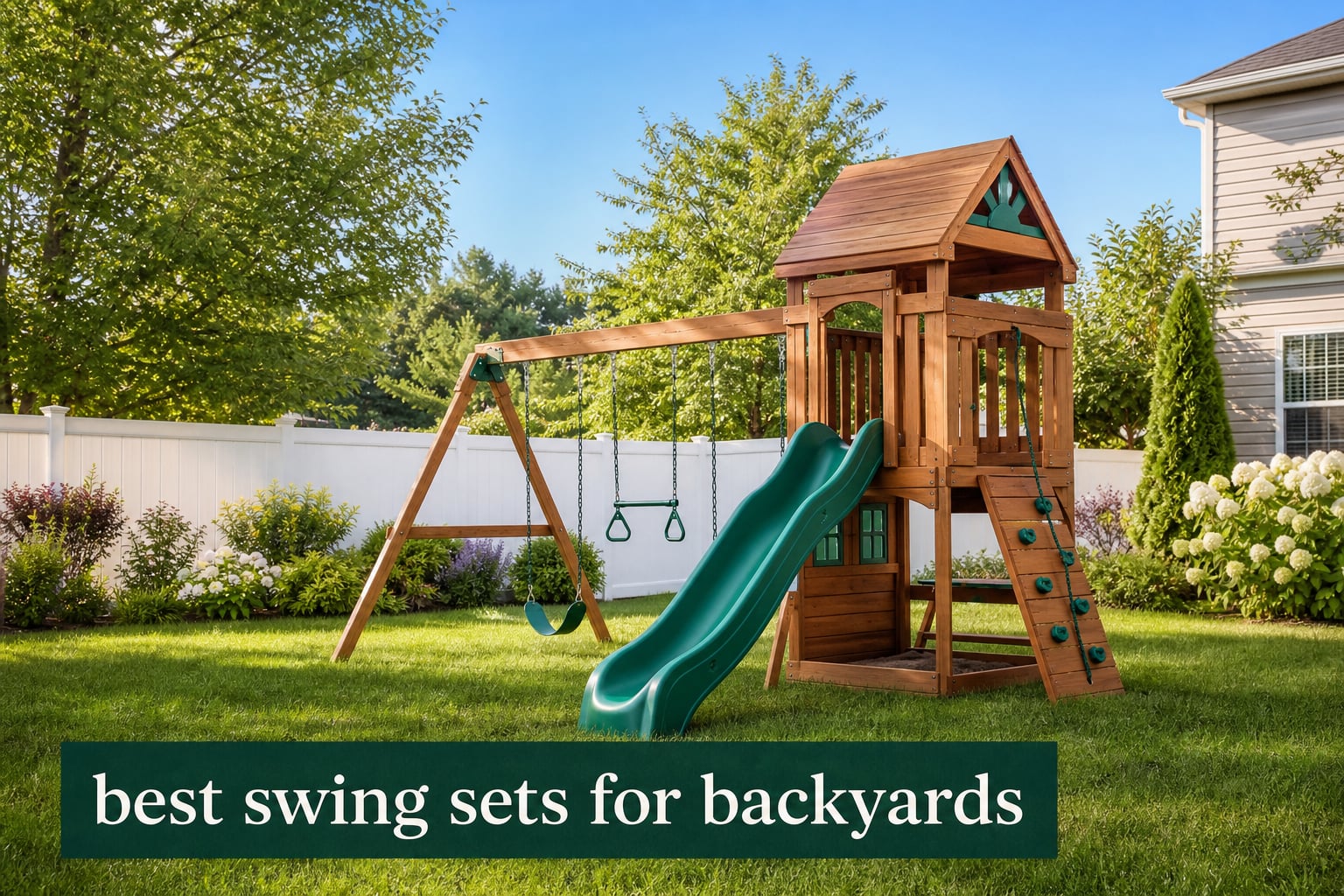 best swing sets for backyards