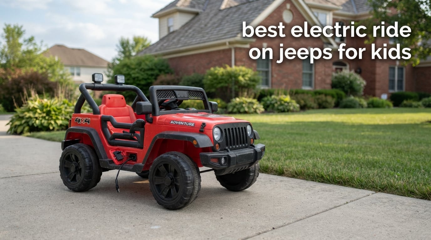 best electric ride on jeeps for kids