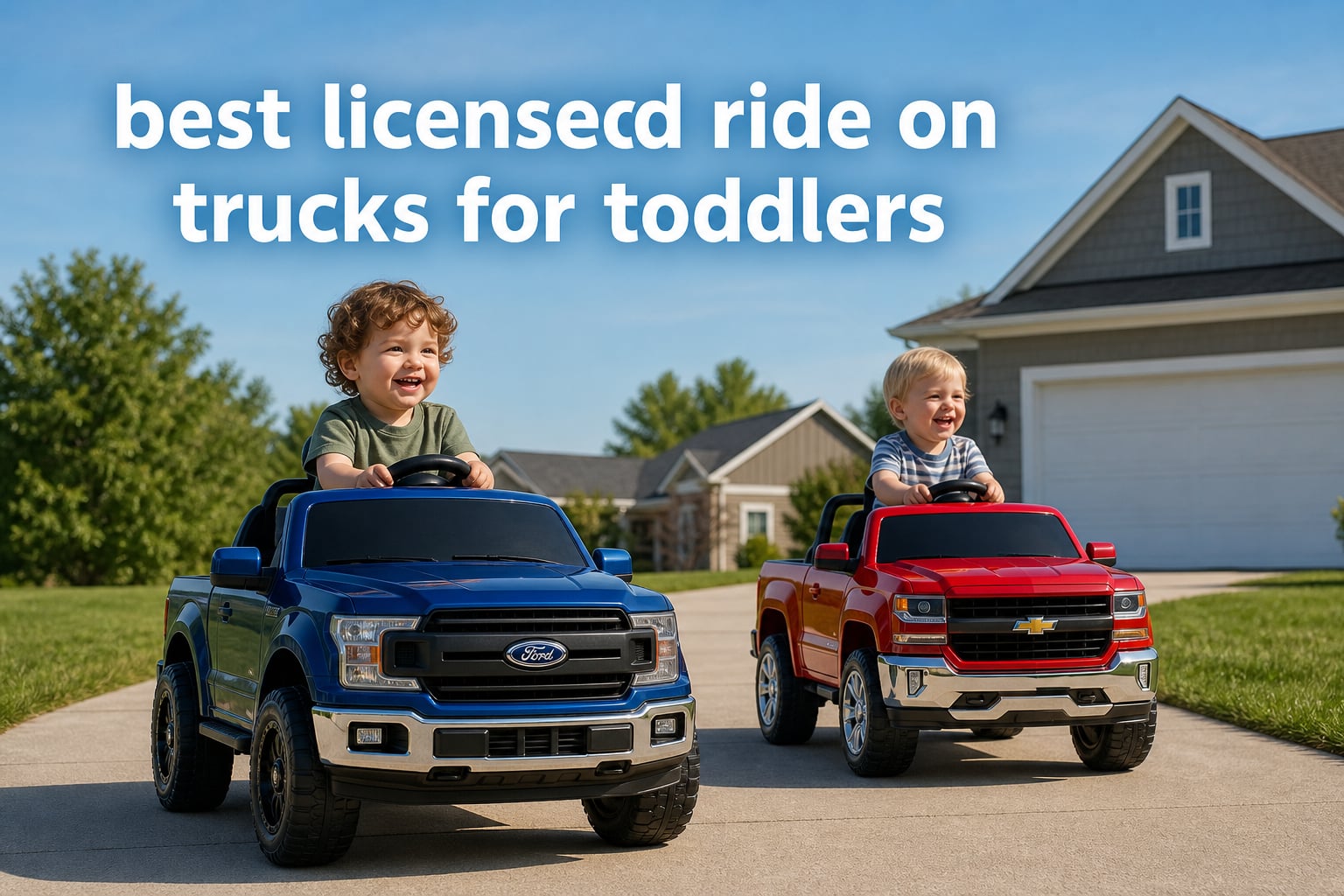 best licensed ride on trucks for toddlers