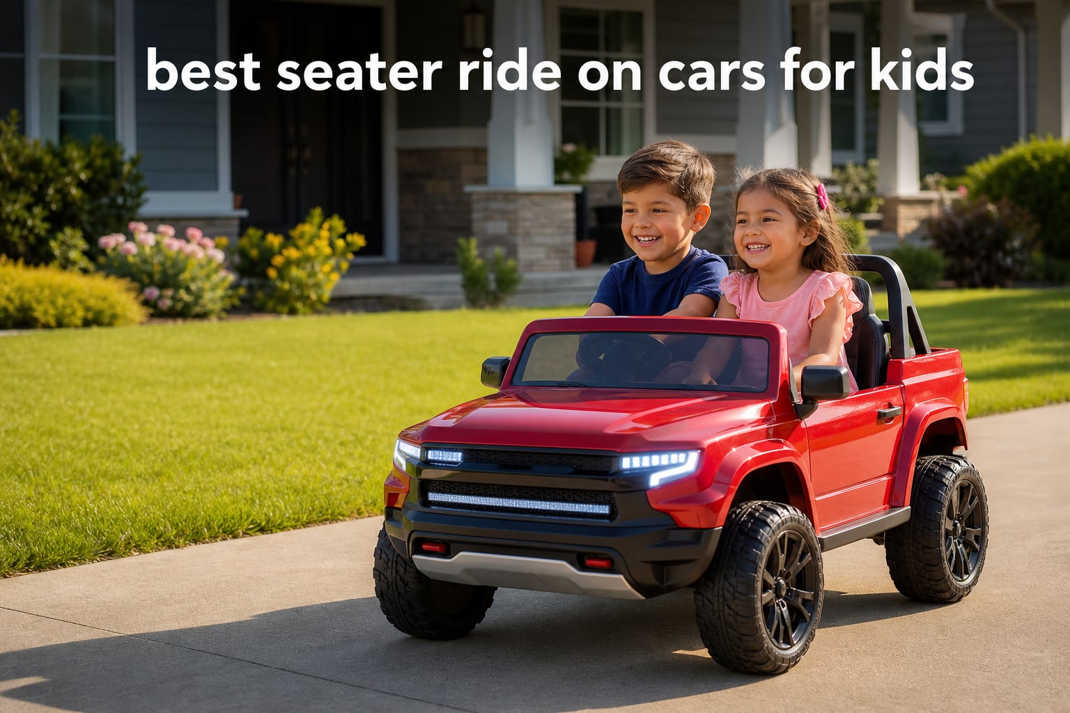 best 2 seater ride on cars for kids