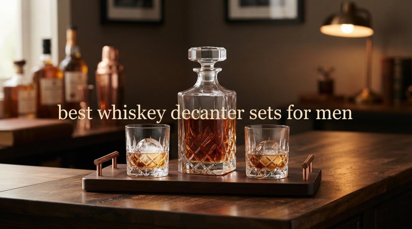 best whiskey decanter sets for men