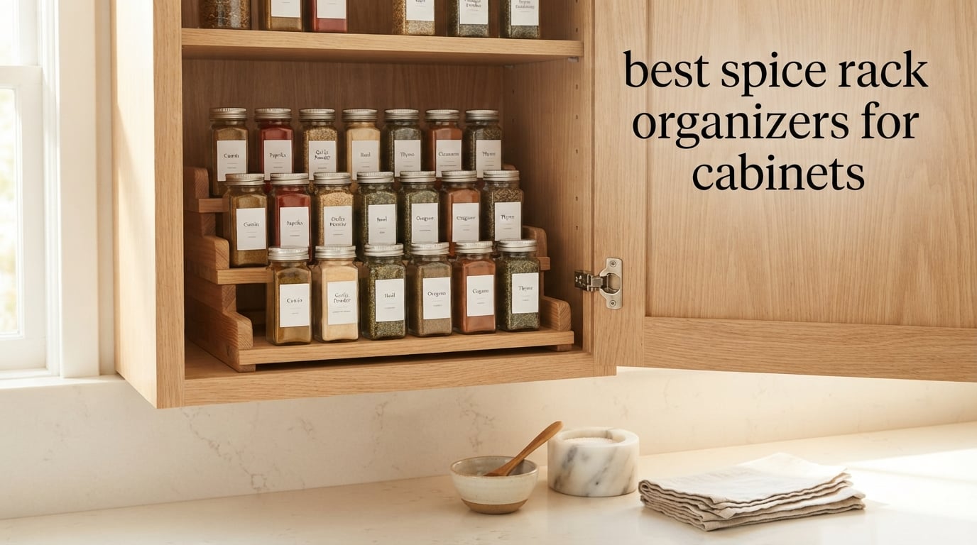 best spice rack organizers for cabinets