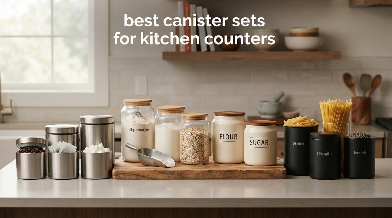 best canister sets for kitchen counters