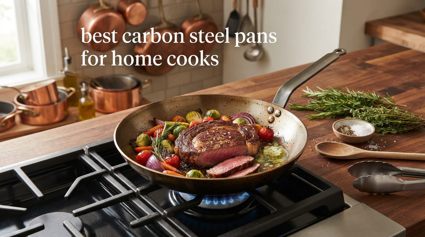 best carbon steel pans for home cooks