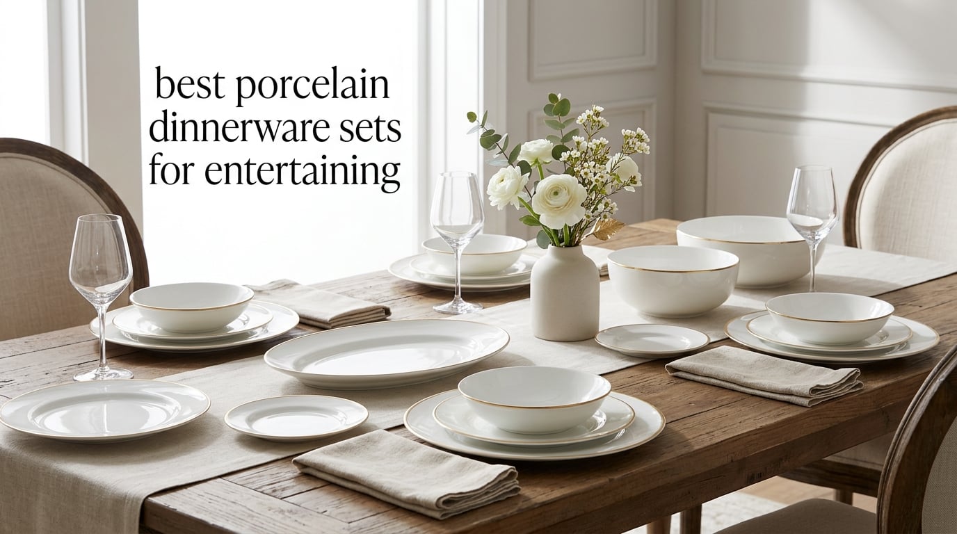 best porcelain dinnerware sets for entertaining