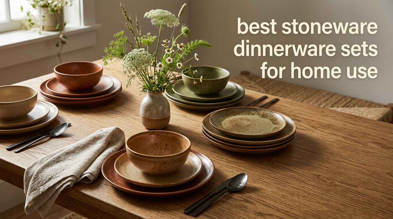 best stoneware dinnerware sets for home use