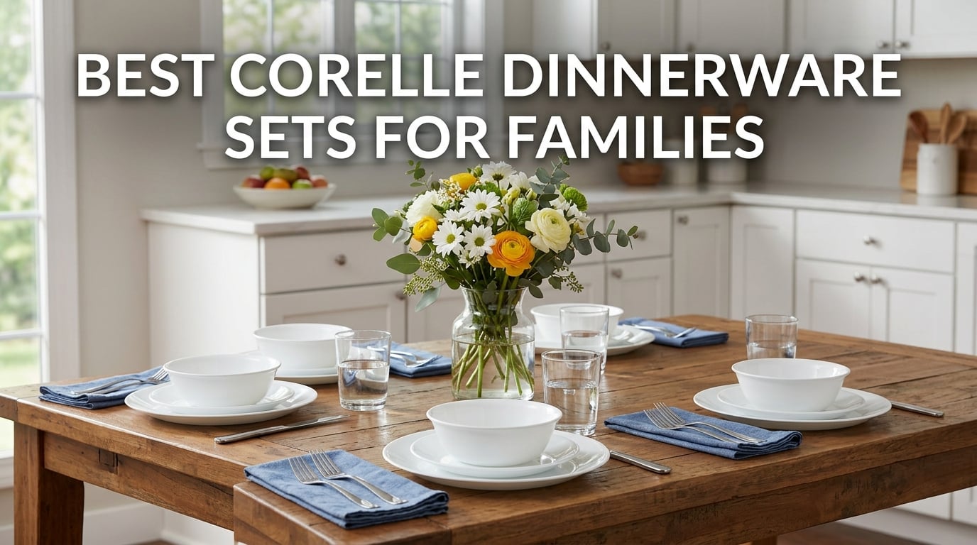best corelle dinnerware sets for families
