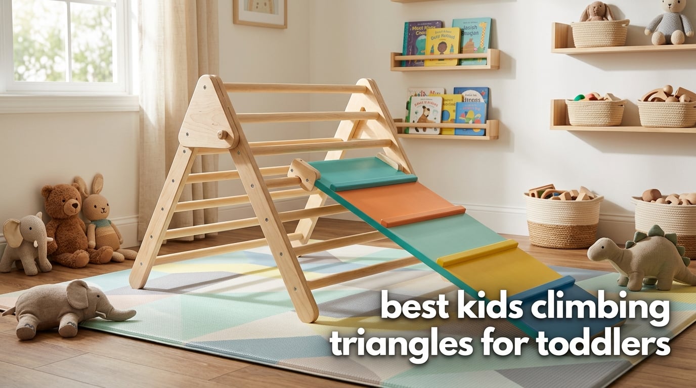 best kids climbing triangles for toddlers