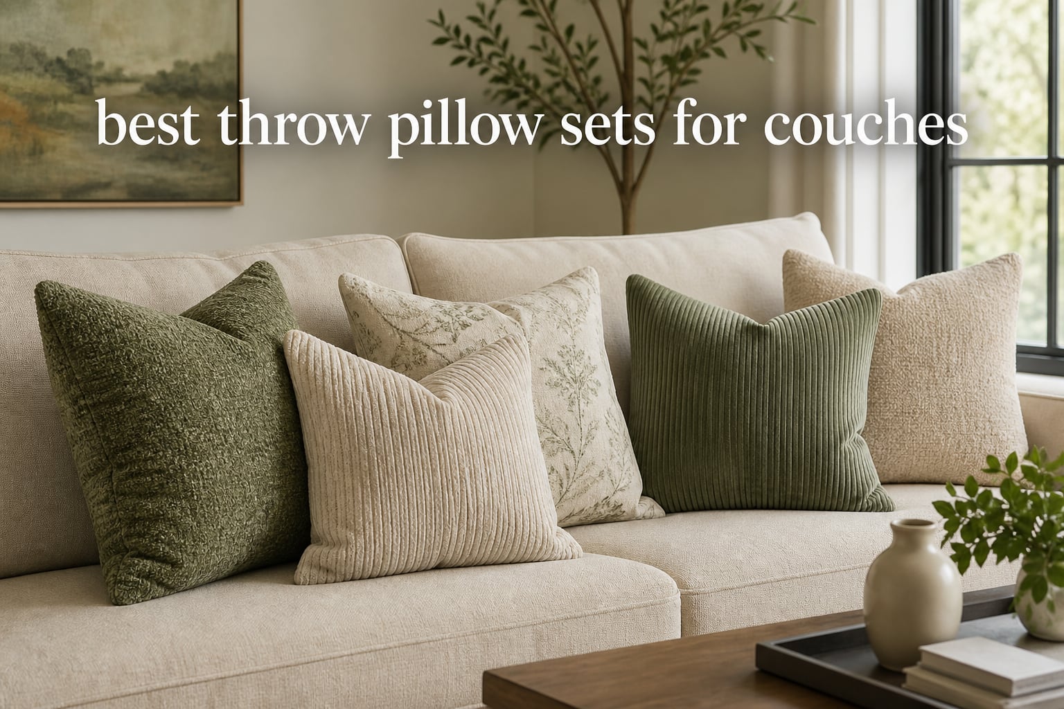best throw pillow sets for couches