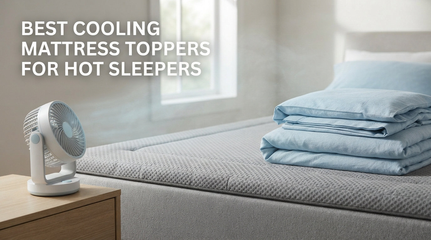 best cooling mattress toppers for hot sleepers