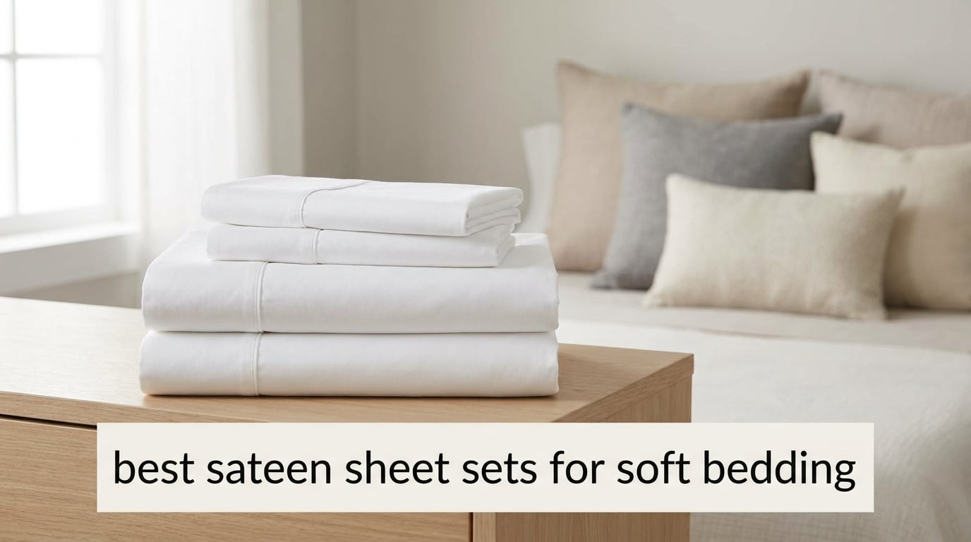 best sateen sheet sets for soft bedding