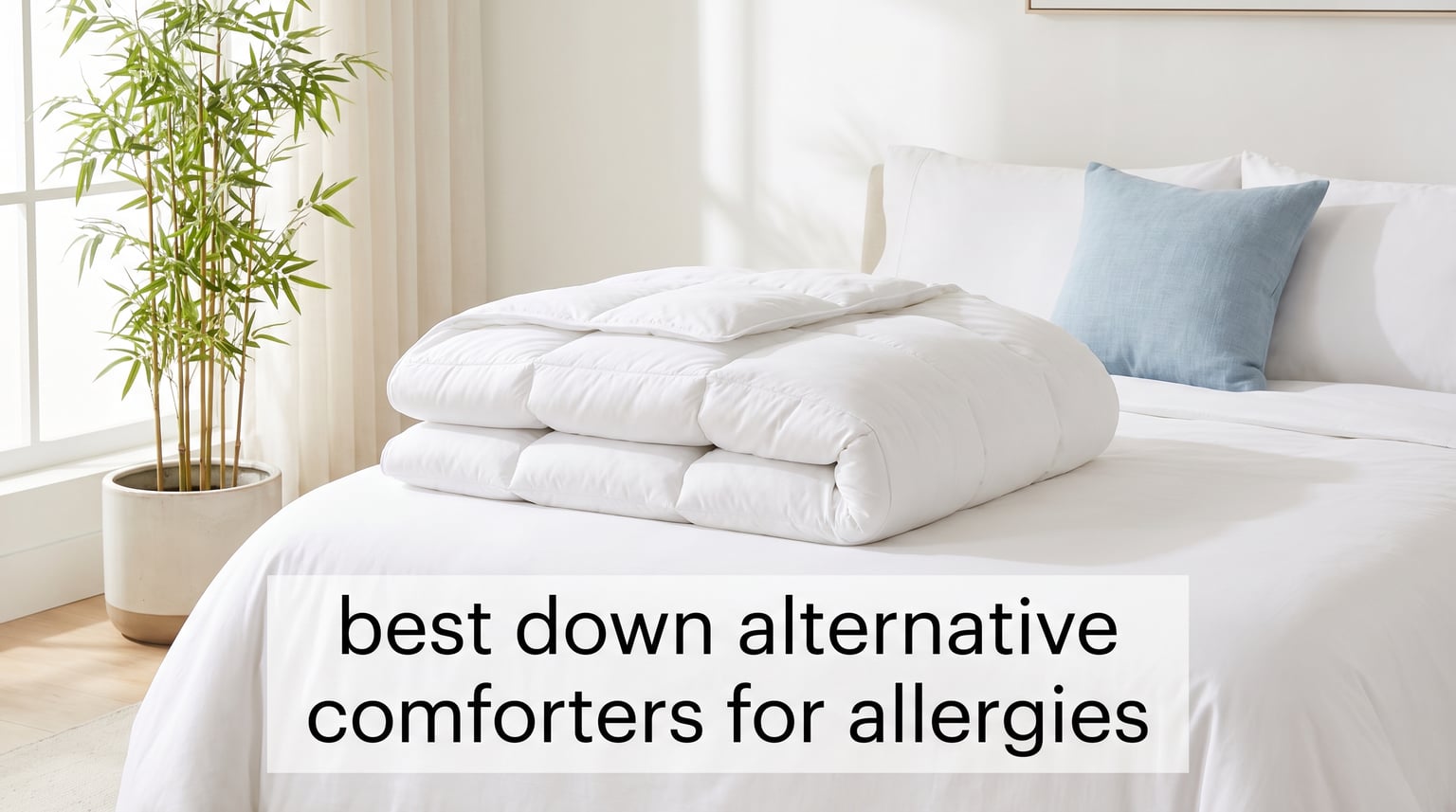 best down alternative comforters for allergies