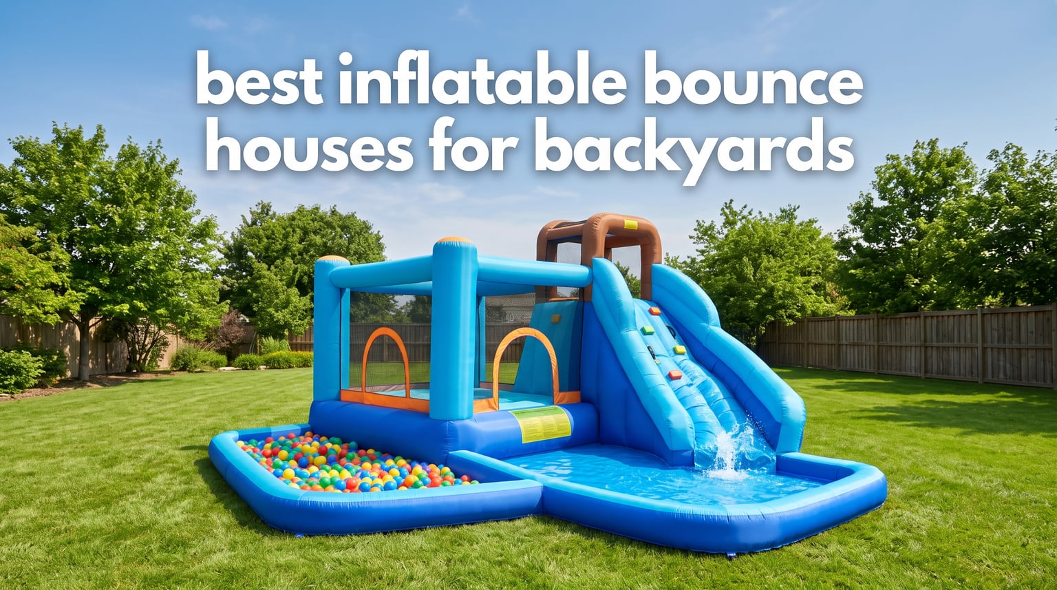 best inflatable bounce houses for backyards