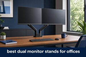 best dual monitor stands for offices