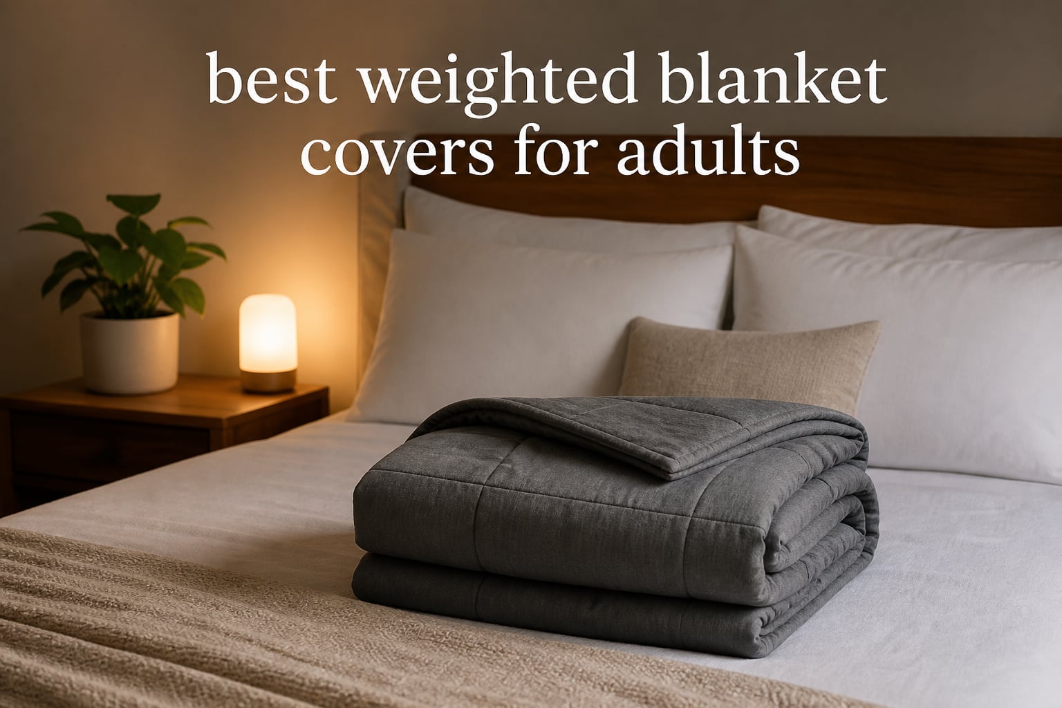 best weighted blanket covers for adults
