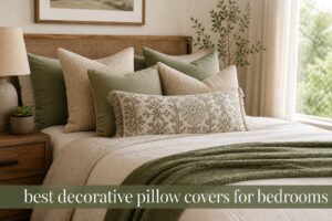 best decorative pillow covers for bedrooms
