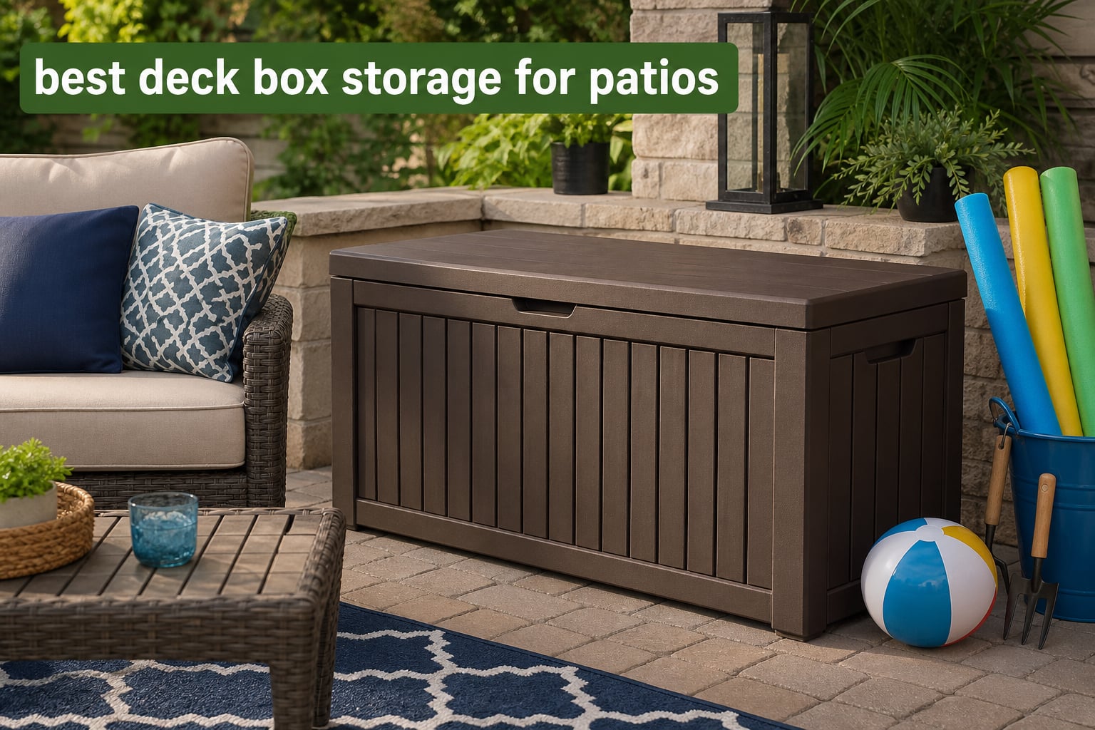 best deck box storage for patios