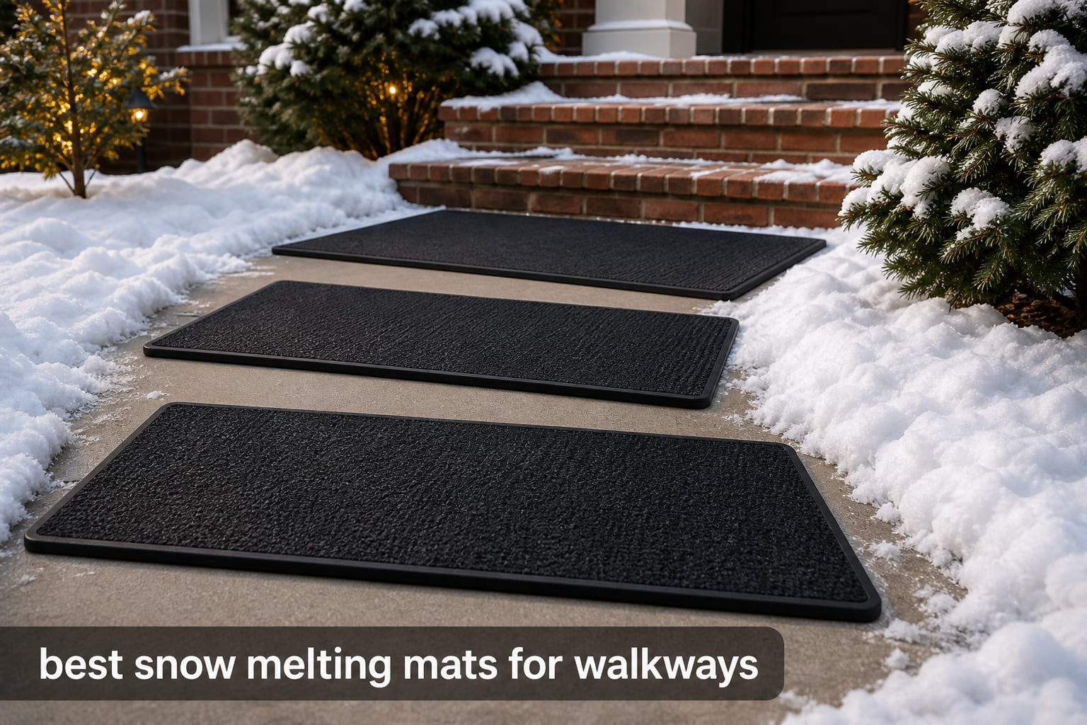 best snow melting mats for walkways