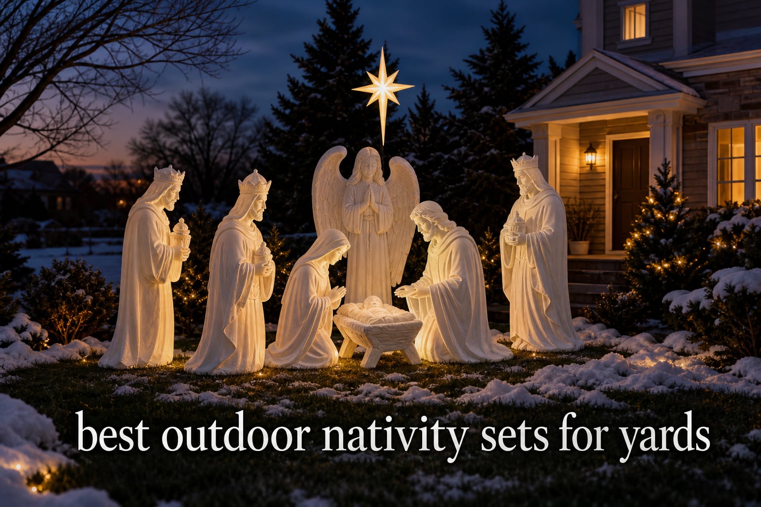 best outdoor nativity sets for yards