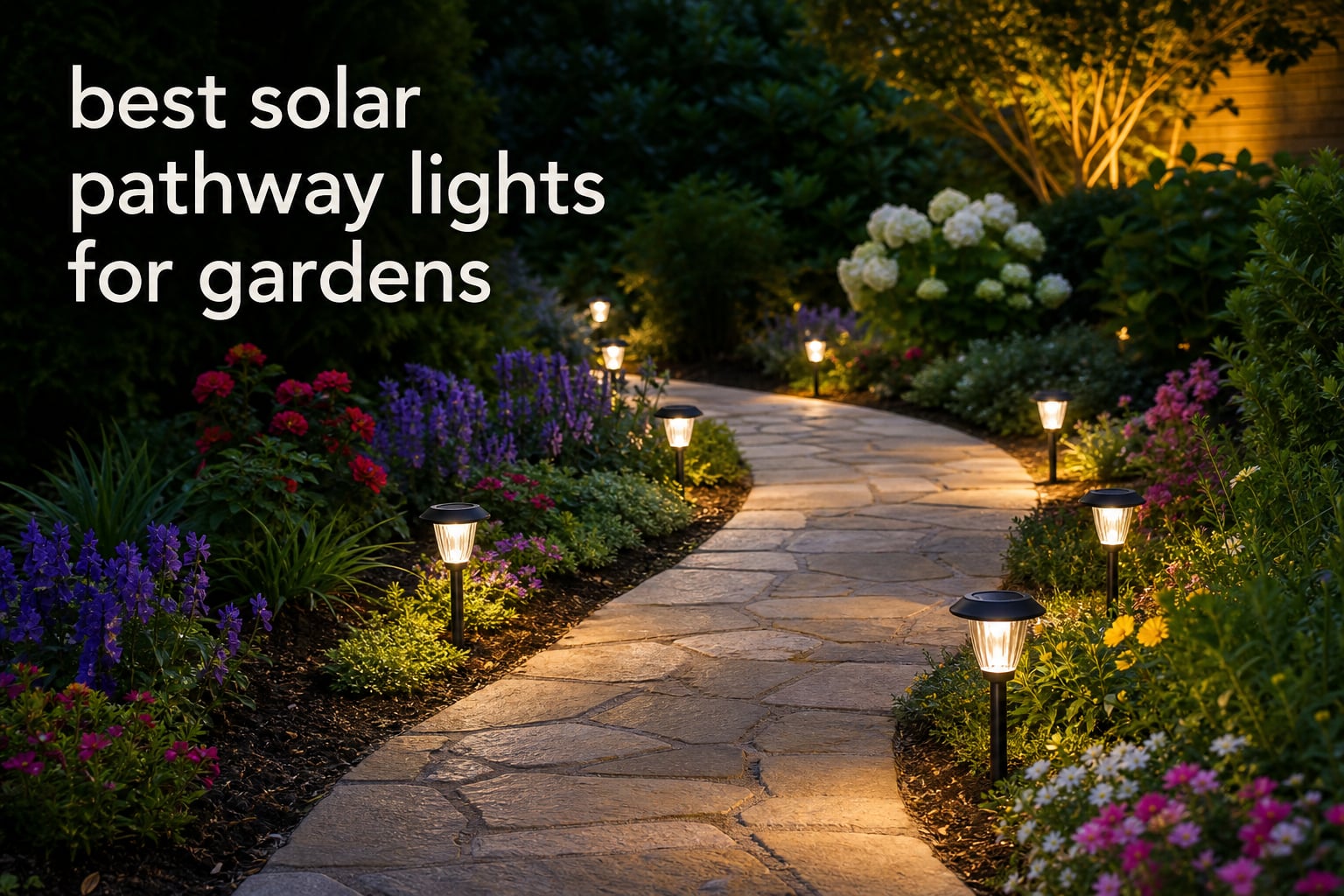 best solar pathway lights for gardens