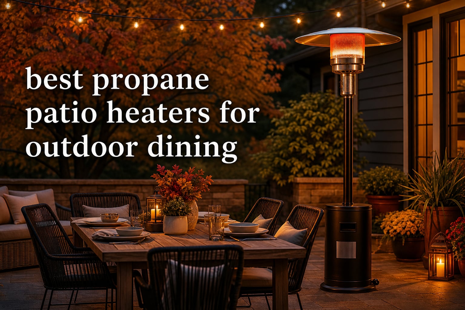 best propane patio heaters for outdoor dining