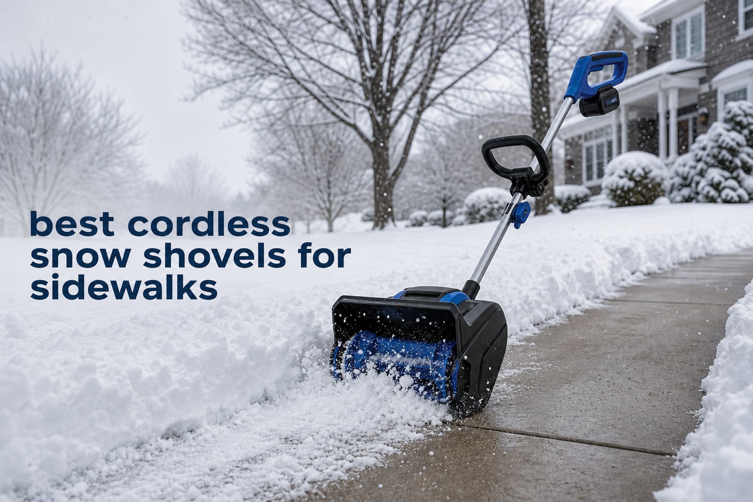 best cordless snow shovels for sidewalks