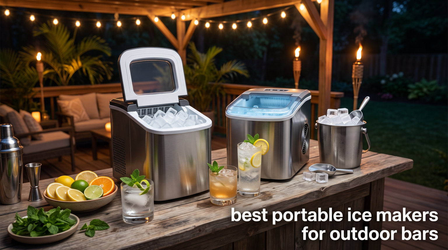 best portable ice makers for outdoor bars