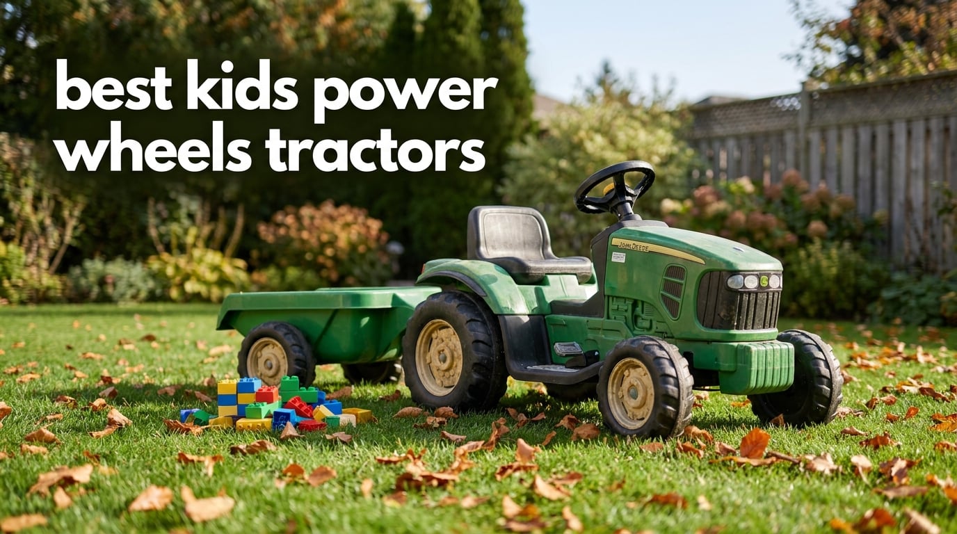 best kids power wheels tractors