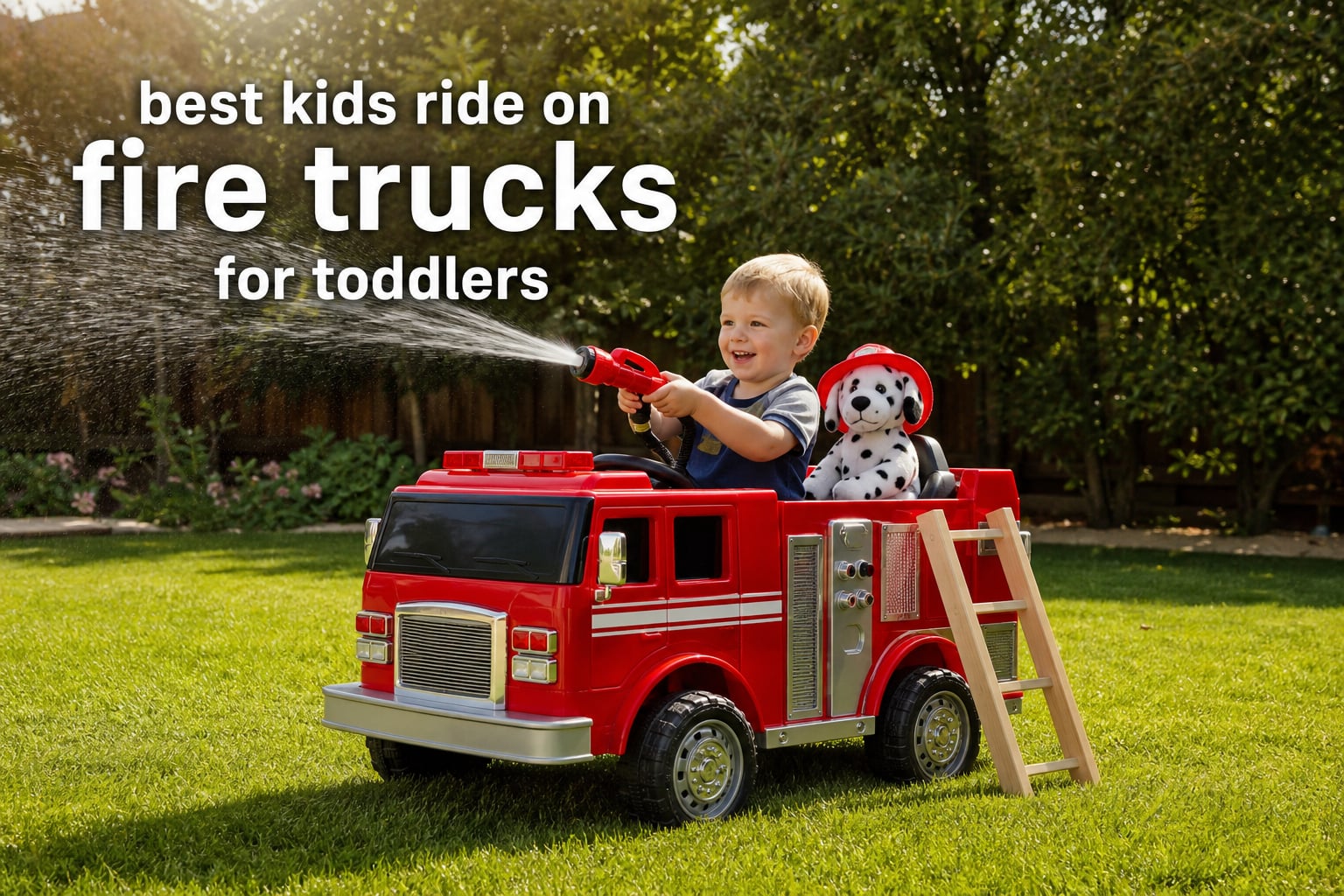 best kids ride on fire trucks for toddlers