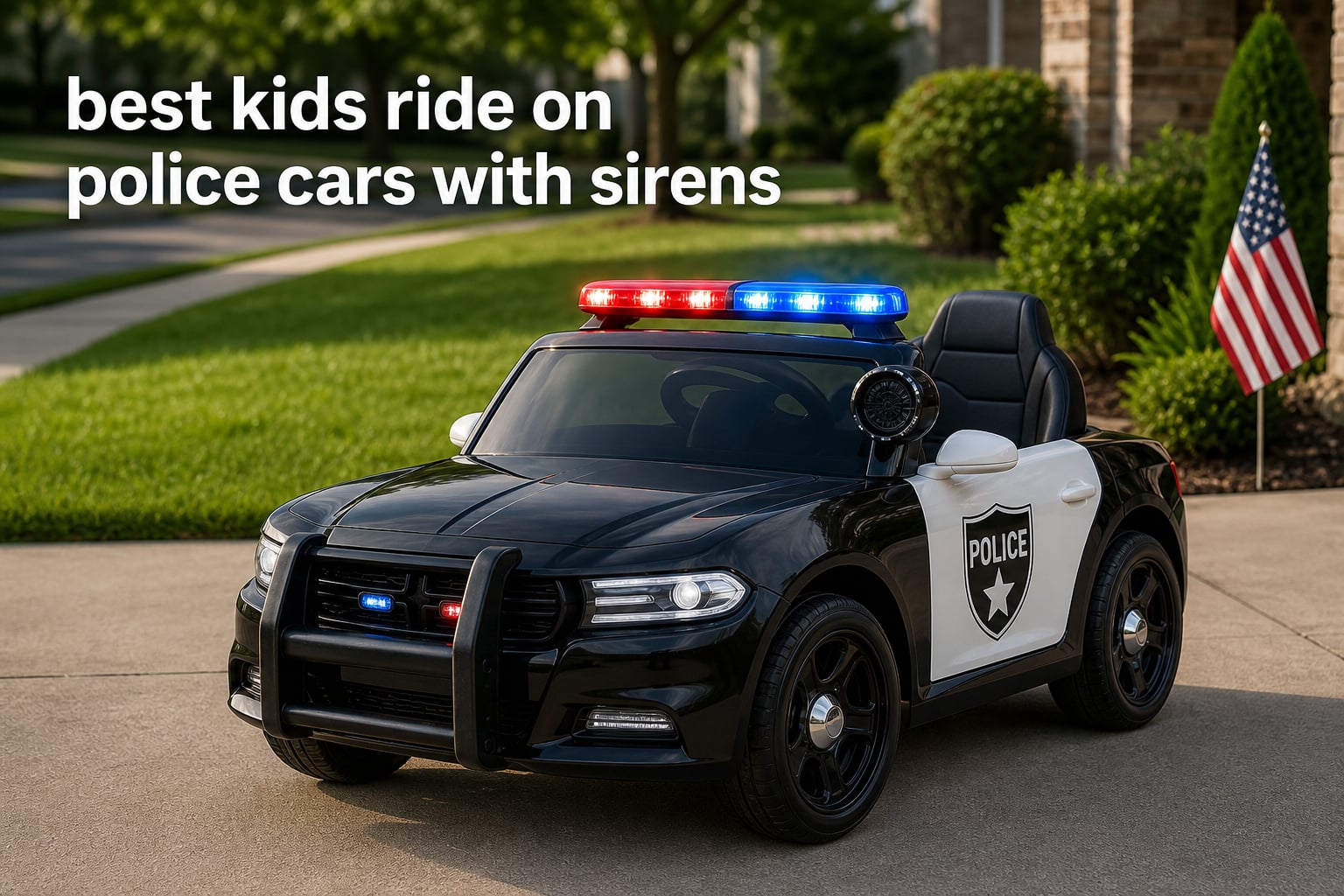 best kids ride on police cars with sirens